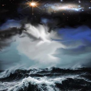 Storm in the waters