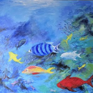 6 Ocean MMedia Acrylic 16 x 20 in Canvas