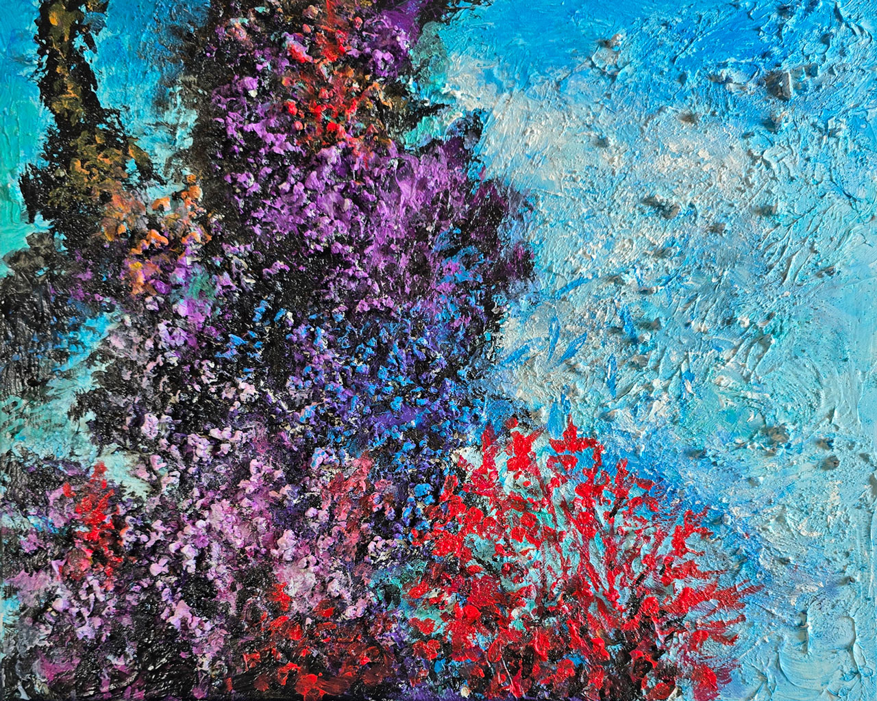 23 Deep Ocean MMedia Acrylic 16x20 in Canvas
