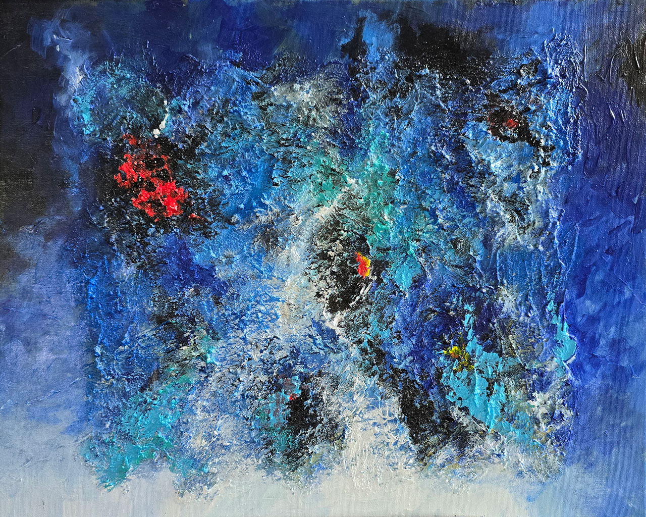 57 Deep ocean acrylic on canvas